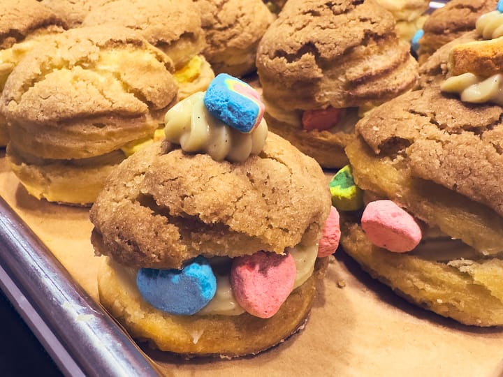 Photograph of a Lucky Charm Cream Puff